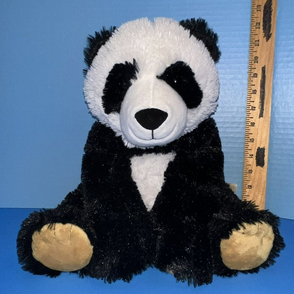 Build A Bear Panda Teddy Bear 14" Plush Black White Zoo Stuffed Animal 2015 BAB
